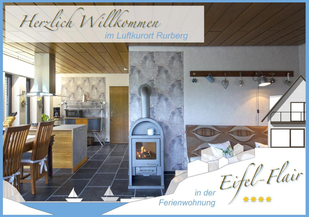 Ferienwohnung Eifel-Flair Geraeumig-Stilvoll-Ruhige Lage Am Rursee Und Nationalpark Eifel รูร์แบร์ก ภายนอก รูปภาพ